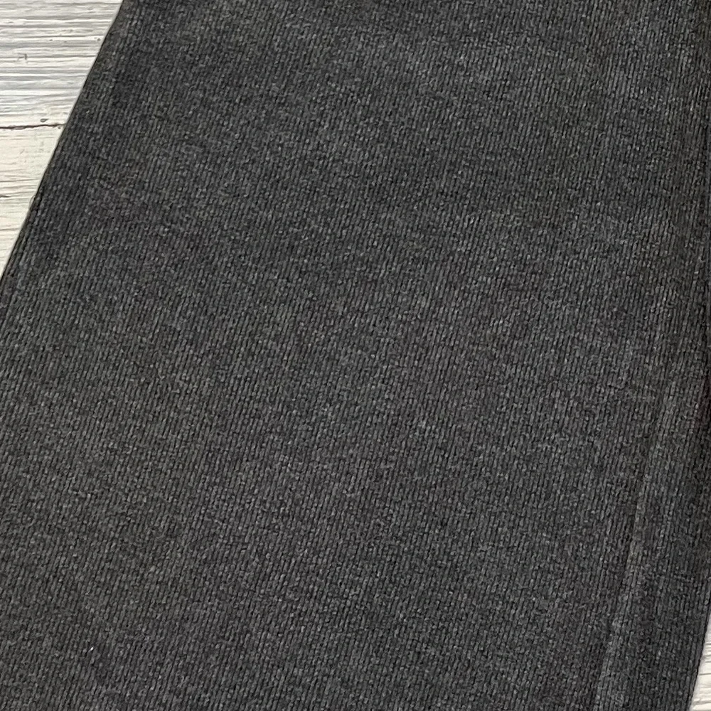 Daily Ritual Stretch Ribbed Drawstring Cropped washed out Gray Jumpsuit - Picture 4 of 8